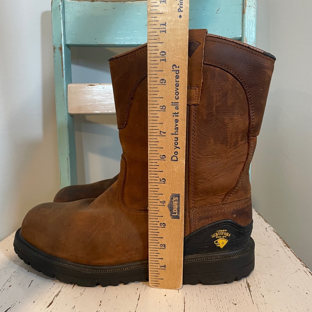 Herman Survivors Men's Waterproof‎ Steel Toe Oil Slip Resistant Work Boots Sz 10 - Picture 5 of 10